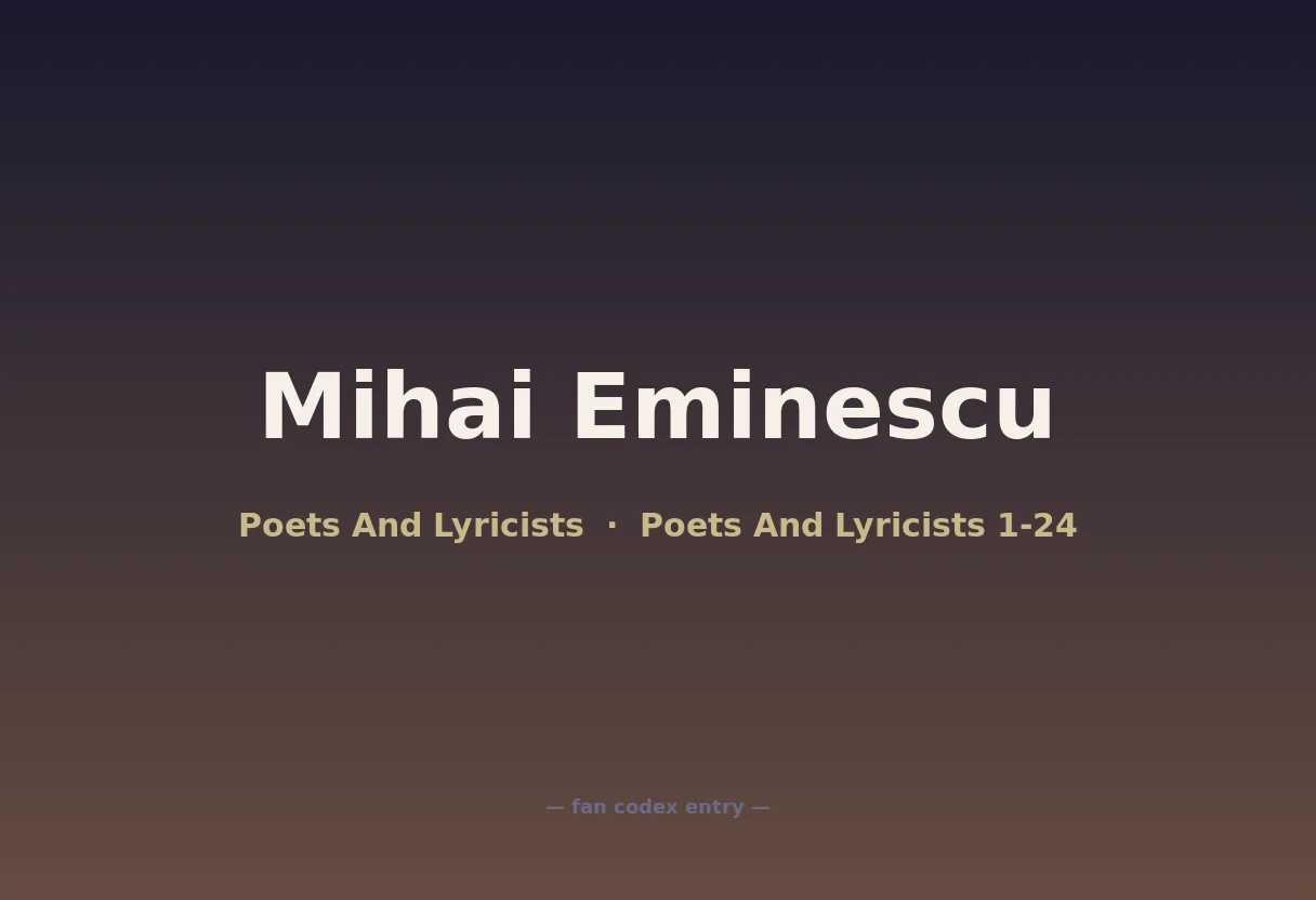 Mihai Eminescu