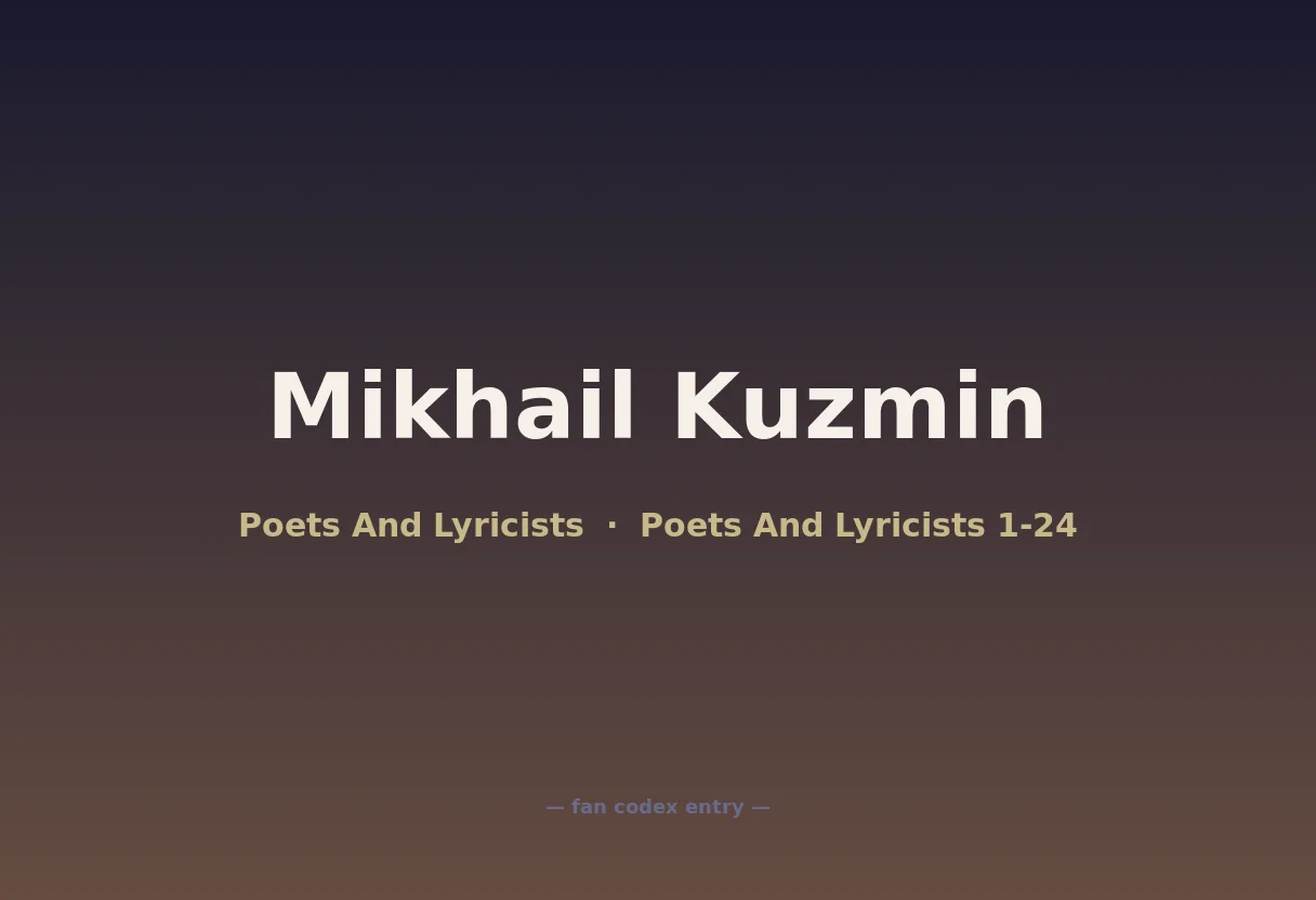 Mikhail Kuzmin