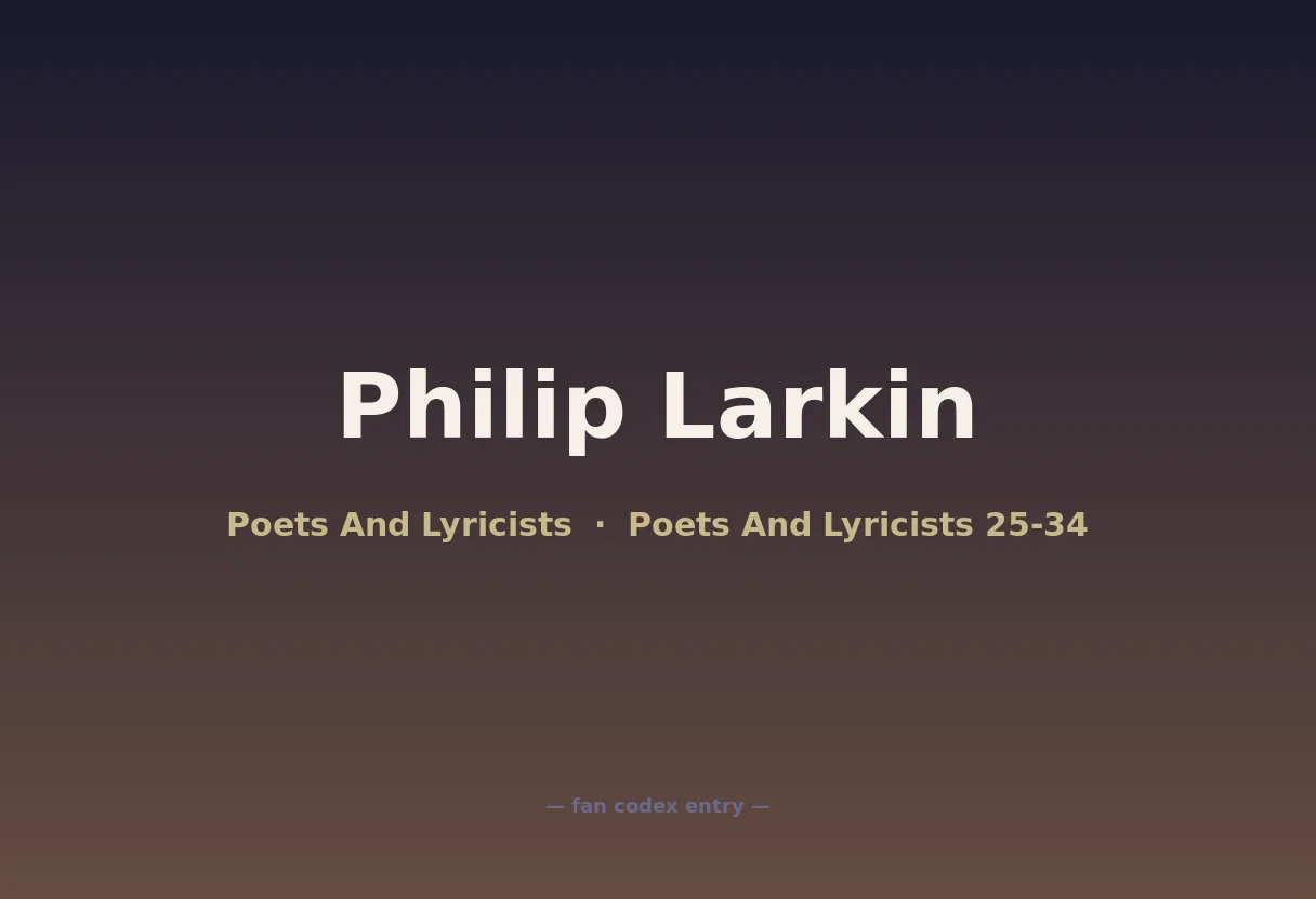 Philip Larkin