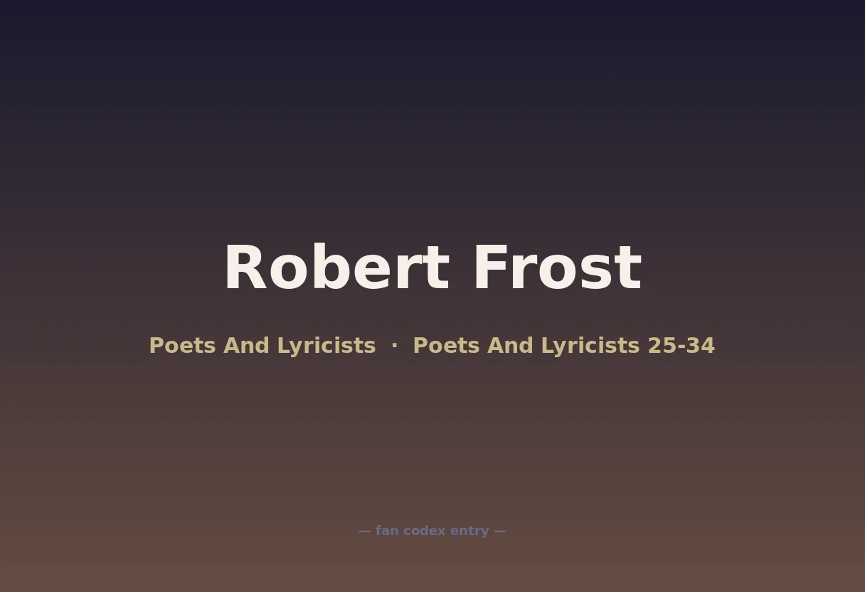 Robert Frost