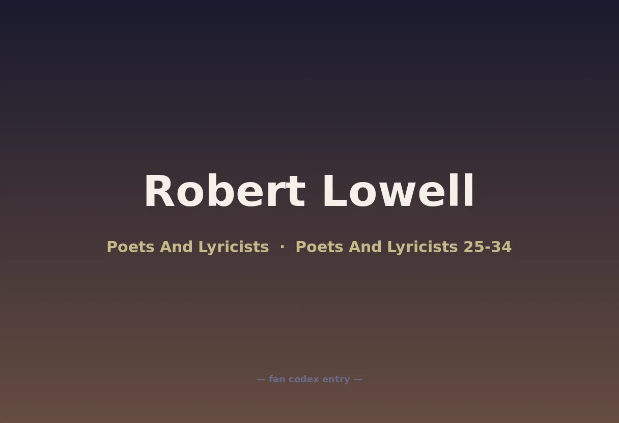 Robert Lowell