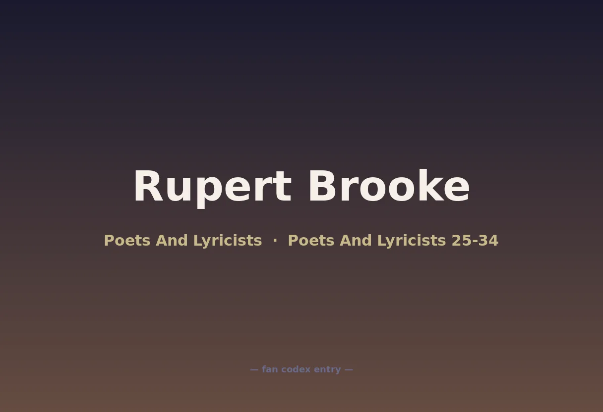 Rupert Brooke