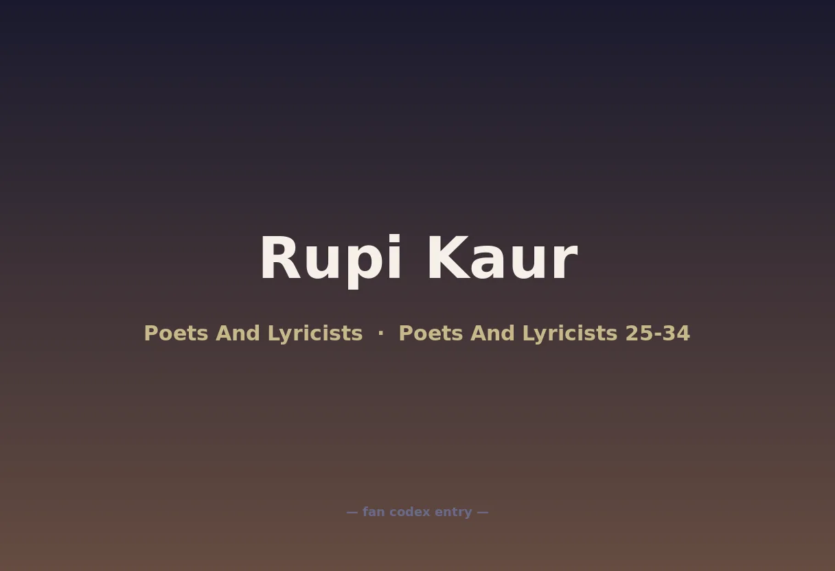 Rupi Kaur